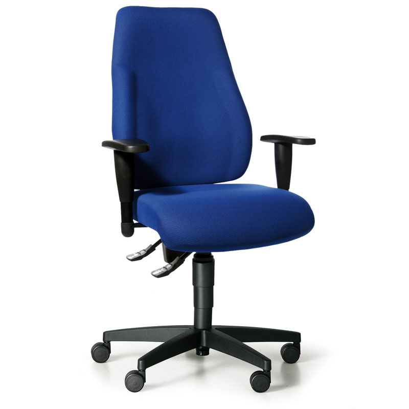 B2B Partner Krzesło biurowe EXETER LADY, niebieski 176057