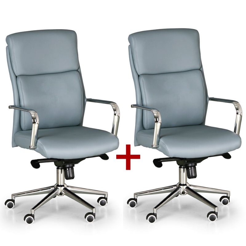 B2B Partner Krzesło biurowe Viro 1+1 GRATIS, szary 412081
