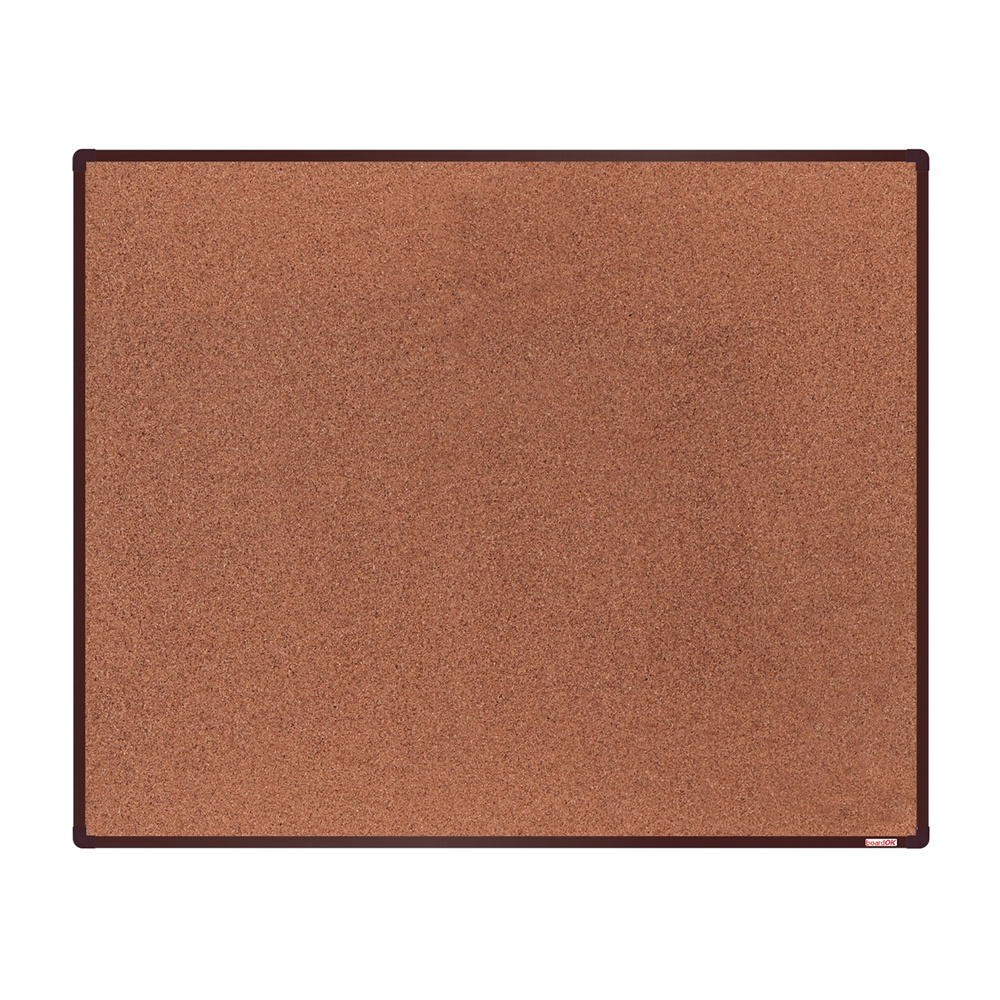 boardOK Tablica korkowa boardOK, 150x120 cm, brązowa aluminiowa rama VOK150120-3500