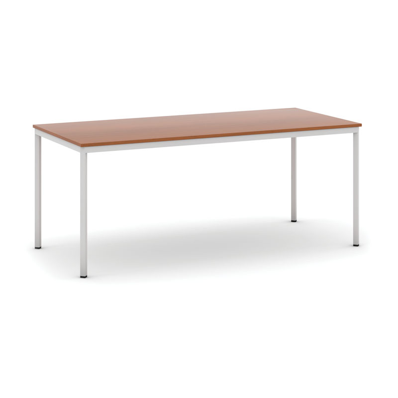 B2B Partner Stół do jadalni 1800 x 800 mm, blat czereśnia, nogi jasnoszare 555686