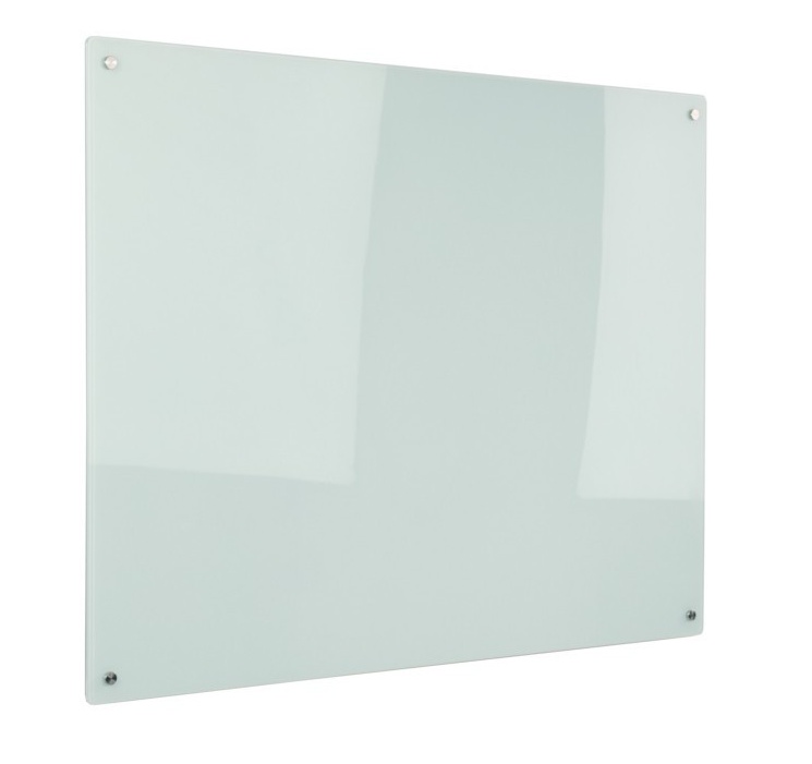 B2B Partner Tablica szklana, 60x90 cm, biała GW9501 60*90 WH