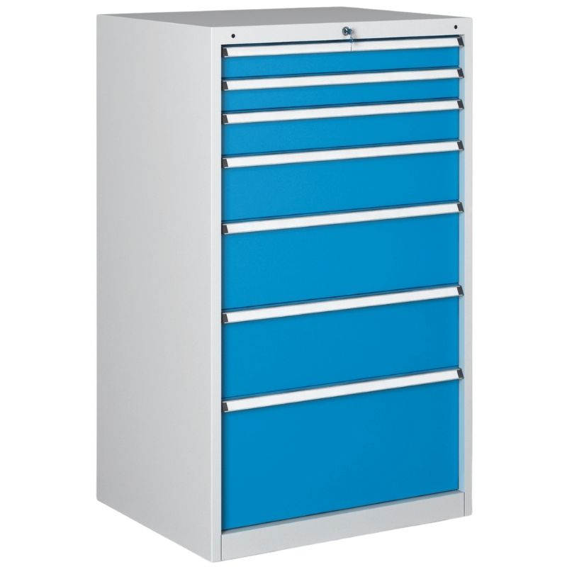 PARTNER B2B Szafka warsztatowa BL 1000, 7 szuflad, szerokość 723 mm XC110AN-7SG