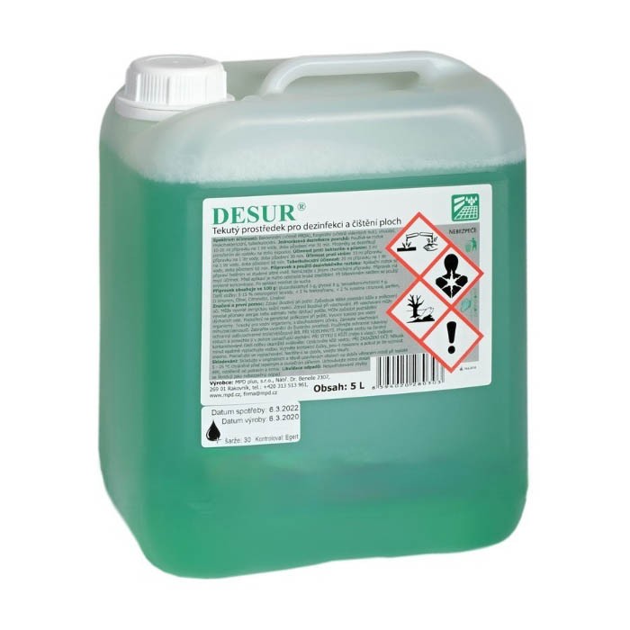 B2B Partner DESUR - Skoncentrowany środek do dezynfekcji powierzchni, 5 l 301124