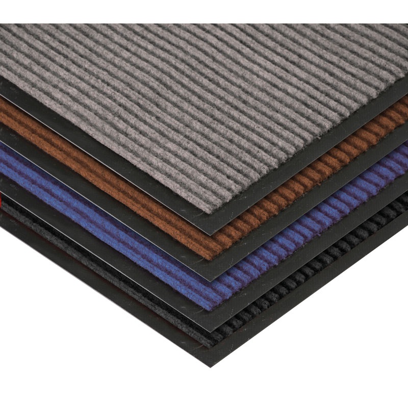 Trwała mata wejściowa z PVC, dywanowa, 600 x 900 mm, czarna, 1+1 GRATIS
