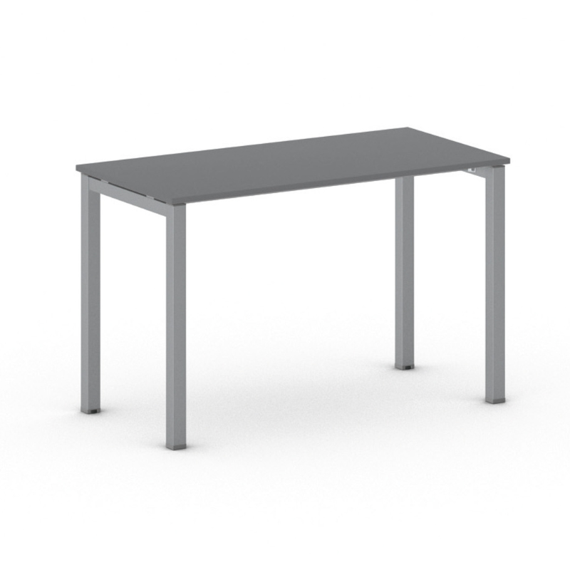 B2B Partner Stół Square 1200 x 600 x 750 mm, antracyt