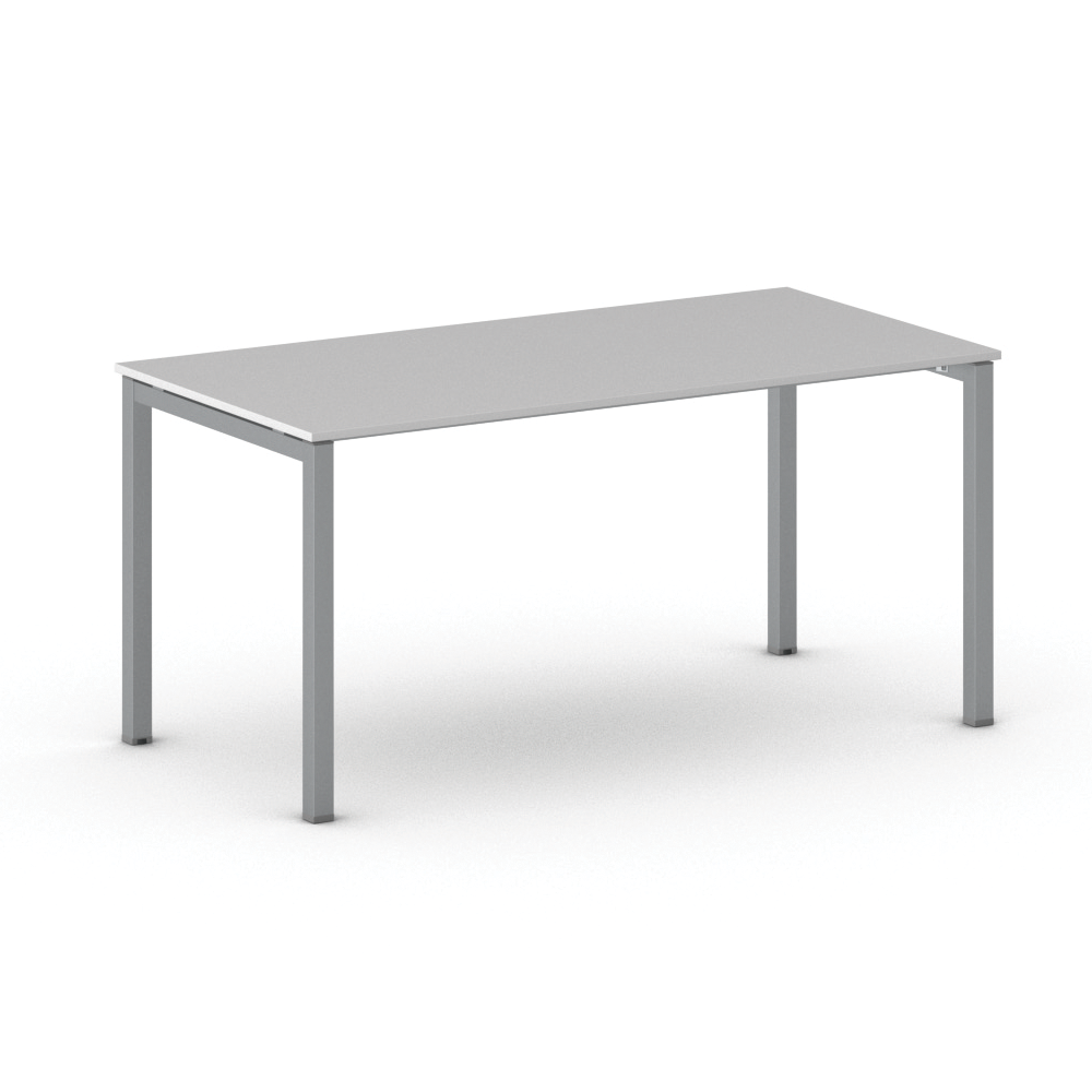 B2B Partner Stół Square 1600 x 800 x 750 mm, szary