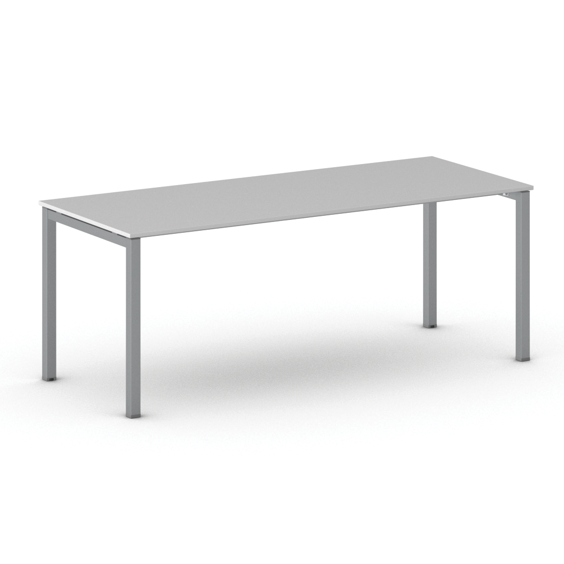B2B Partner Stół Square 2000 x 800 x 750 mm, szary 499183