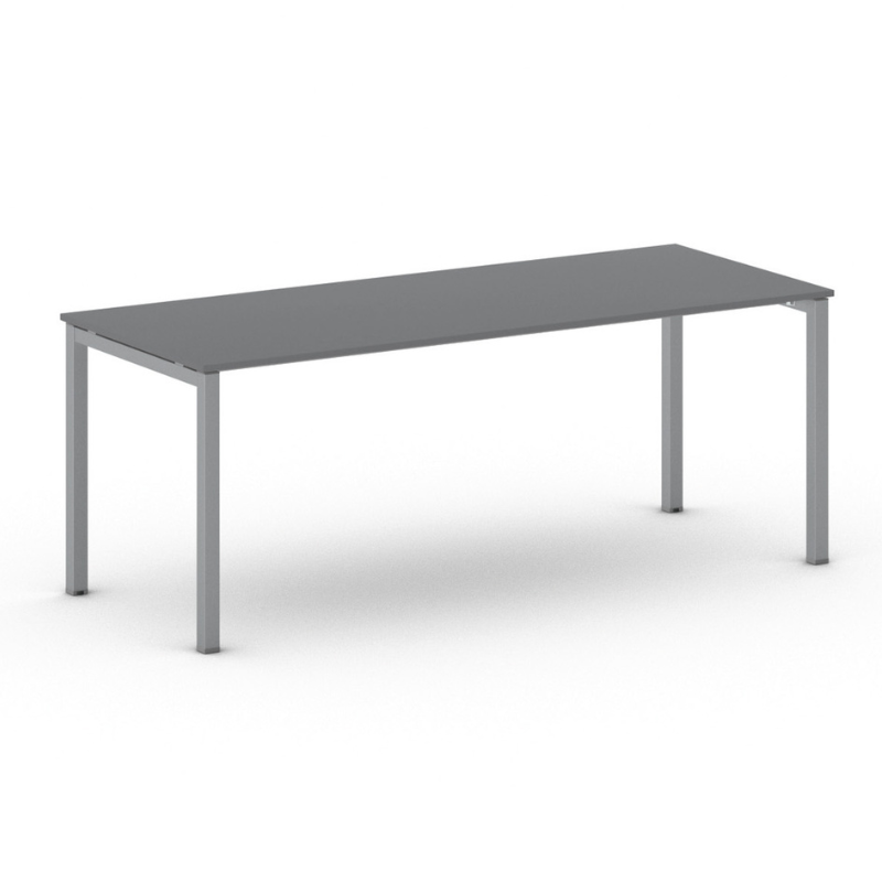 B2B Partner Stół Square 2000 x 800 x 750 mm, antracyt 499184