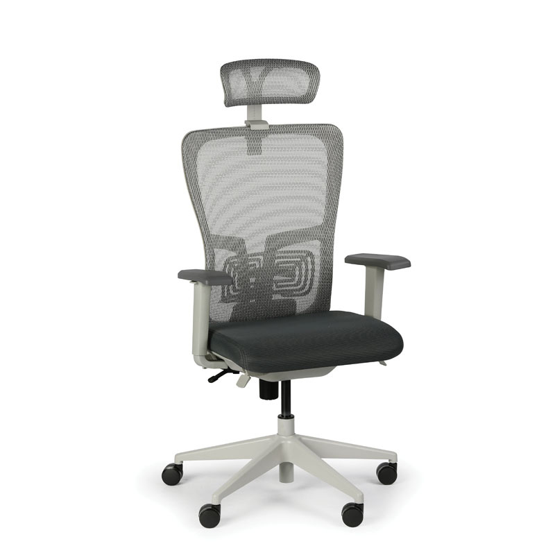 B2B Partner Krzesło biurowe GAM, szary 459105