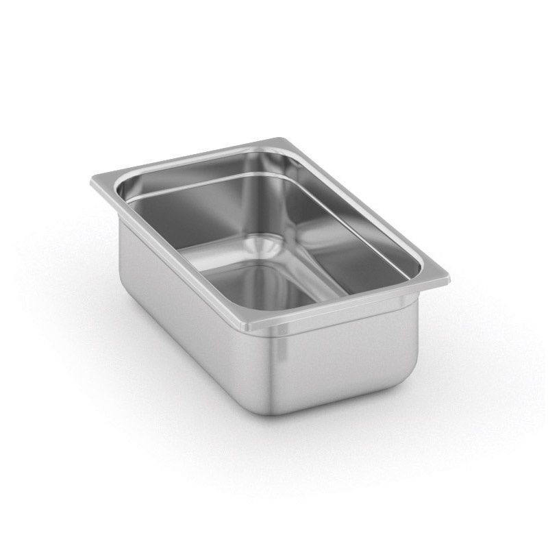 B2B Partner Pojemnik gastronomiczny ze stali nierdzewnej GN 1/1, 530x325x150 mm
