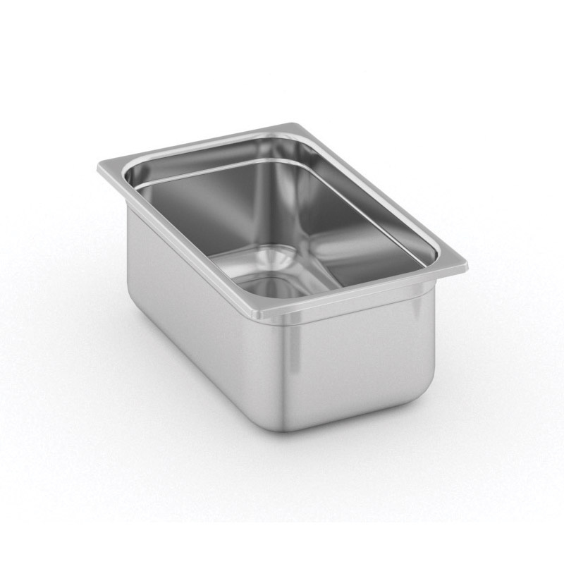 B2B Partner Pojemnik gastronomiczny ze stali nierdzewnej GN 1/1, 530x325x200 mm 434135