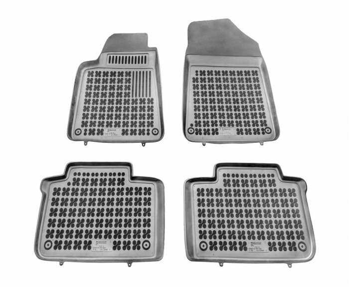 REZAW PLAST Dywaniki gumowe czarne PLAST 201207, 4 szt, Citroen C6 od 2005 PLAST 201207