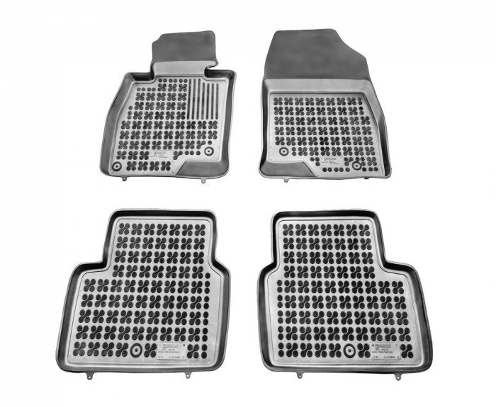 REZAW PLAST Dywaniki gumowe czarne PLAST 200812, 4 szt, Mazda 6 Kombi od 2013 PLAST 200812
