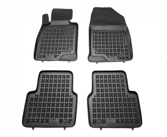 REZAW PLAST Dywaniki gumowe czarne PLAST 200813, 4 szt, Mazda 3 III Hatchback / Sedan od 2013 PLAST 200813