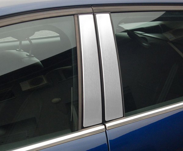 Alufrost PEUGEOT 308 II 5D HATCHBACK od 2013 Nakładki na słupki drzwi (aluminium) [ 4szt ] 37-5291