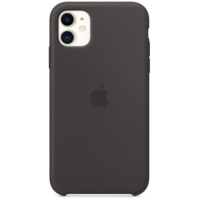 Apple Etui Silicone Case do iPhone 11 czarne MWVU2ZM/A