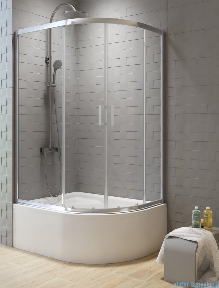 New Trendy Kabina asymetryczna 120x85 New Varia New Trendy (K-0508)