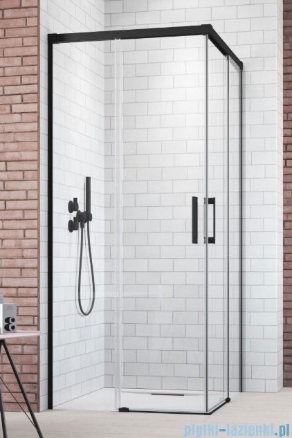 Radaway Idea Black Kdd kabina 110cm część prawa szkło przejrzyste 387063-54-01R