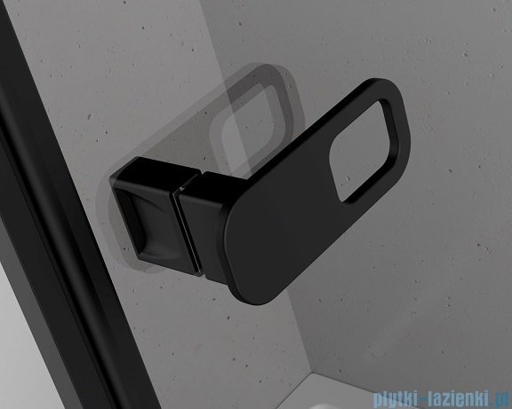 Radaway Nes Black Kdj I 100x100 prawa 10022100-54-01R/10039100-01-01