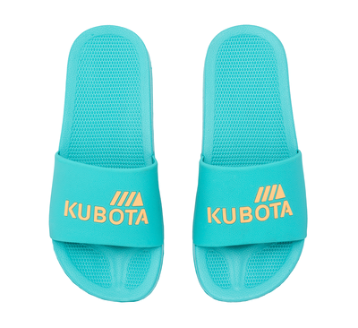 Klapki basenowe Kubota Basic turkusowo pomarańczowe