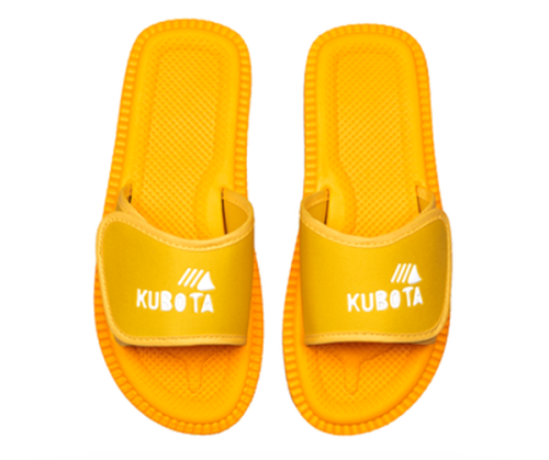 Klapki Kubota Rzep Żółte