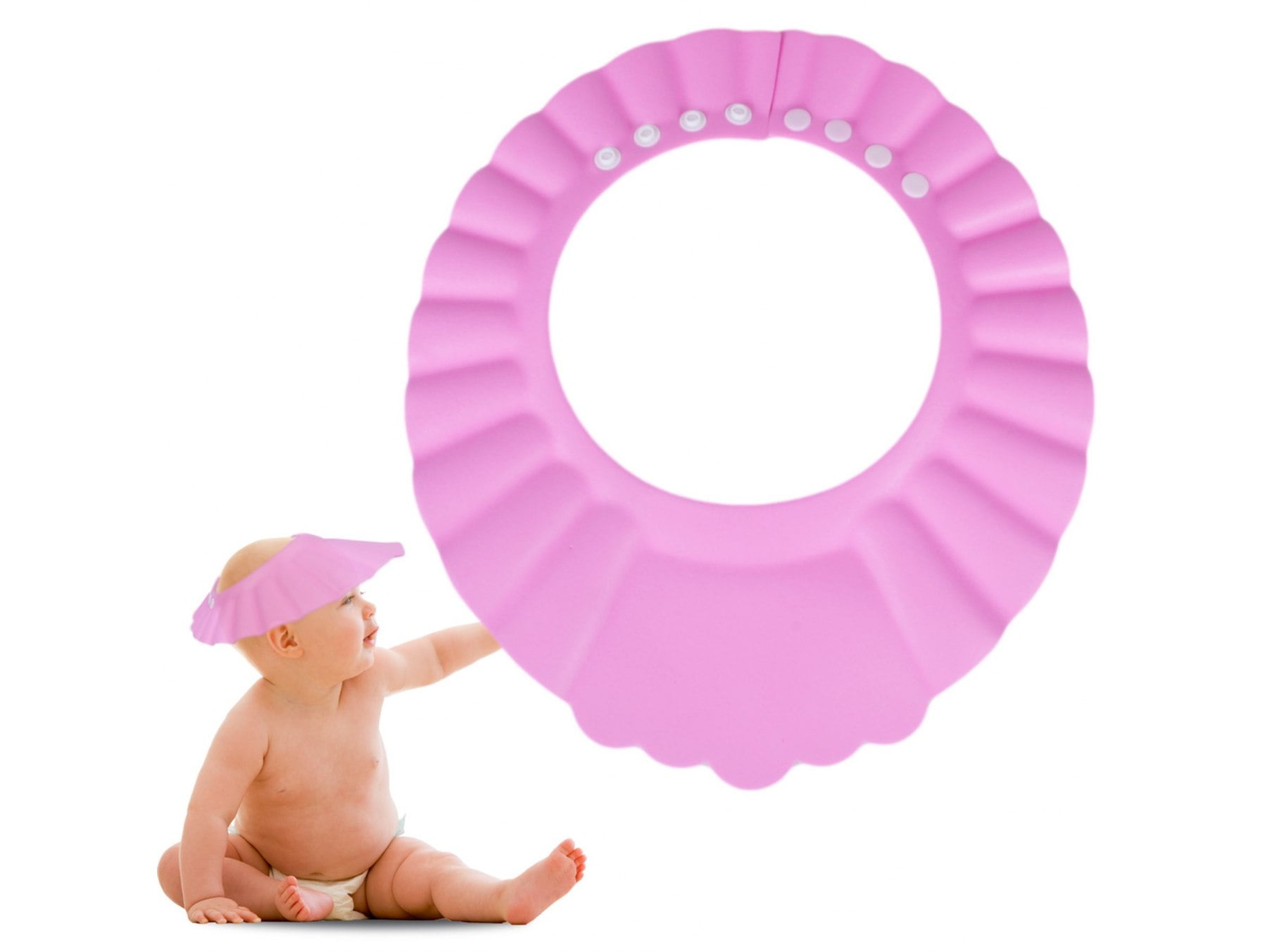 Rondo kąpielowe daszek do mycia głowy kąpiel