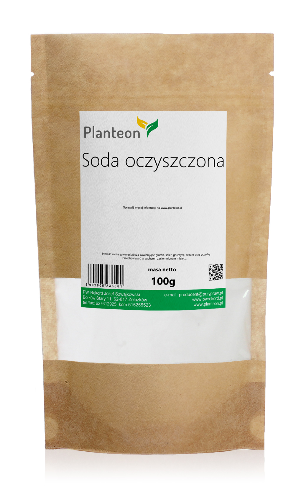 Planteon Soda oczyszczona 100g 2-0114-01-2