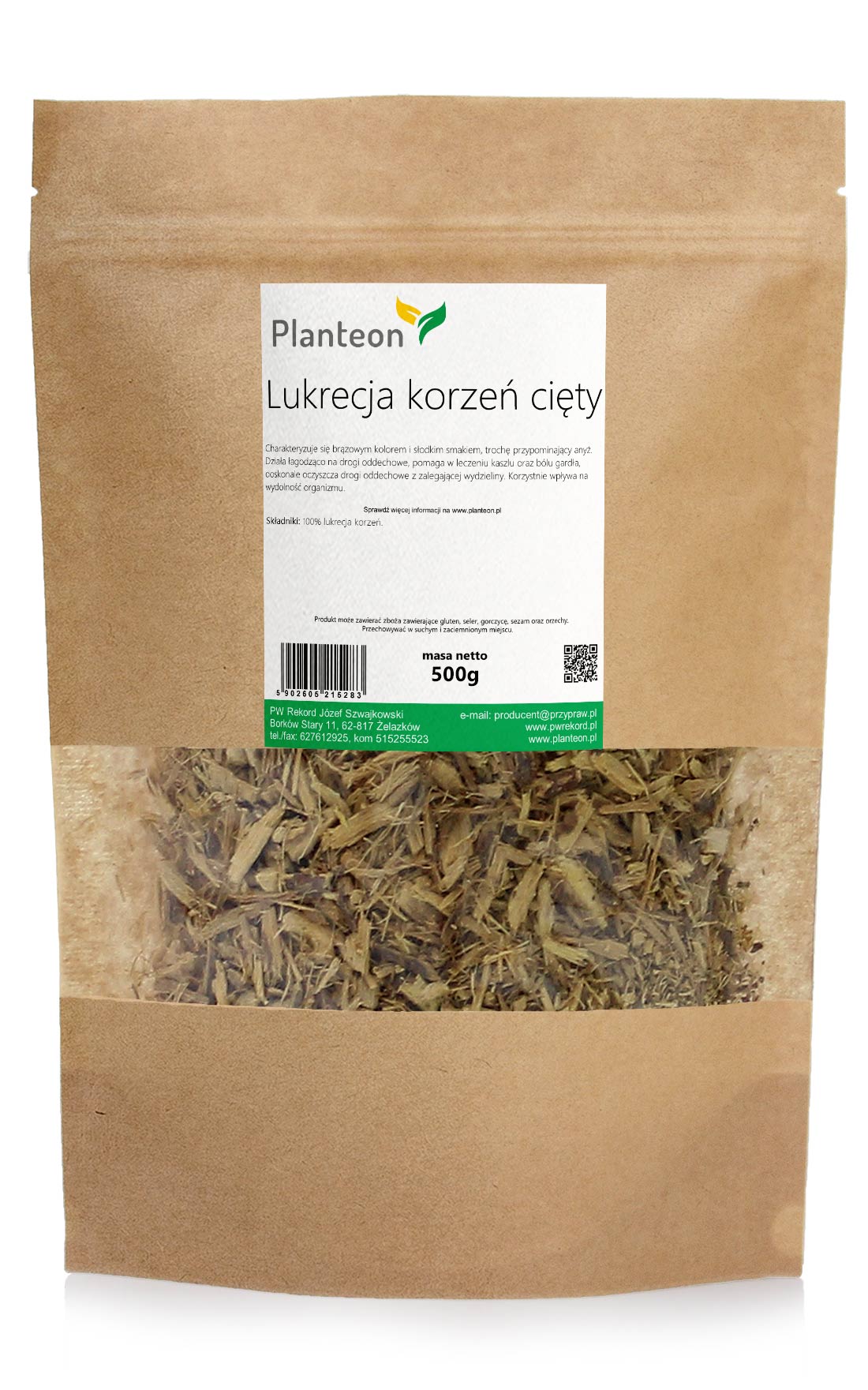 Planteon Lukrecja korzeń cięty 500g 2-0087-01-5