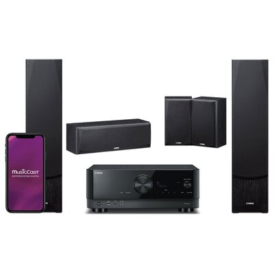 Yamaha RX-V4A + NS-F51 + NS-P51 Czarny