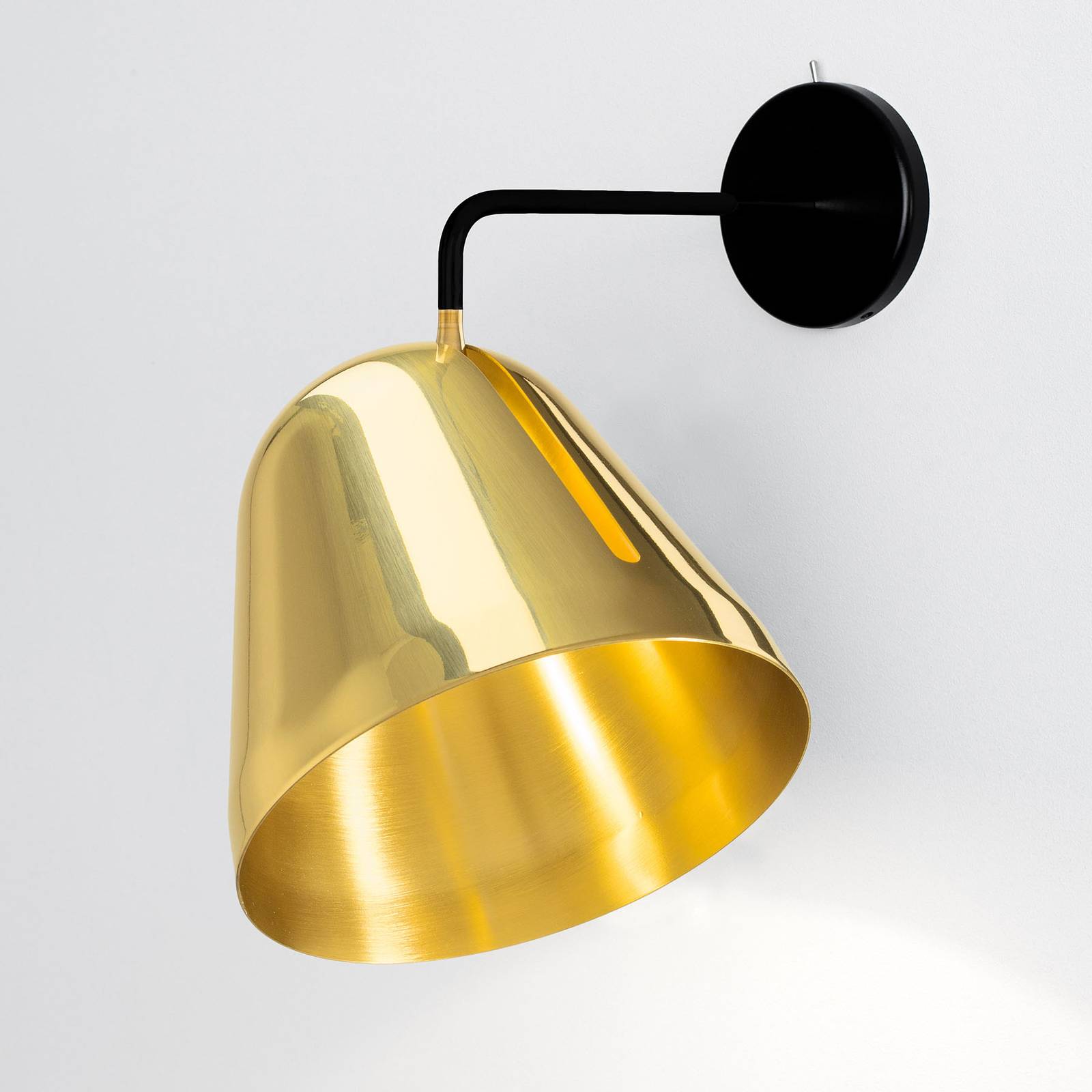 NYTA Nyta Tilt Wall Brass kinkiet, przyłącze ścienne