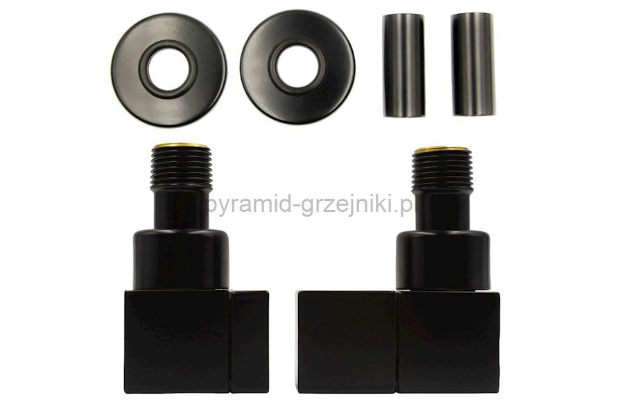Varioterm Zawór regulacyjny Quattro All in One - czarny mat alu-pex-PEX prawy AQR24CFK/P(PEX)