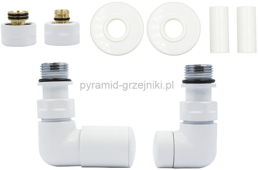 Varioterm Zawór regulacyjny Vision All in One - biały alu-pex - PEX 16mm lewy AVIR06L(PEX)