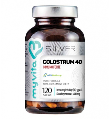 MyVita SILVER Colostrum 40/400mg 120 kap