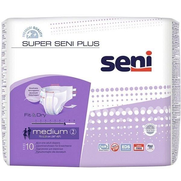 Seni Pieluchomajtki Super Plus (2) Medium 10szt.