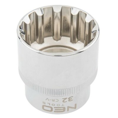 NEO-TOOLS Nasadka 08-599 Spline 1/2 cala 32 mm