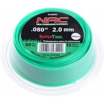 NAC Żyłka tnąca SSQ080PL 2mm 15mb