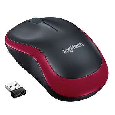 Logitech M185 czerwona (910-002240)