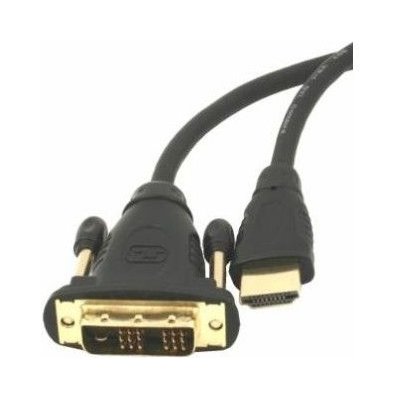 Gembird KABEL HDMI(M)->DVI-D(M)(18+1) 1.8M SINGLE LINK POZŁACANE STYKI (1_153913)