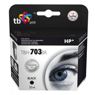 Tusz TB PRINT do HP 703 BR Czarny 20 ml TBH-703BR
