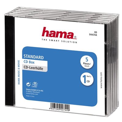 HAMA Pudełko CD Standard 5-pak 44744 44744