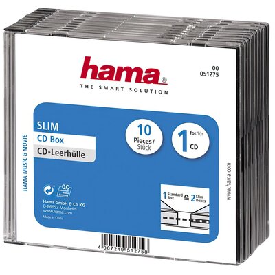 Hama Pudełko Opakowanie Slim na CD/DVD 1 szt.