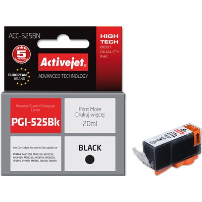 ActiveJet ACC-525Bk Zamiennik Canon PGI-525Bk