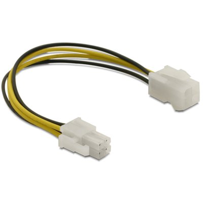 Delock KABEL P4 ZASILAJĄCY CPU męskie - żeńskie WEWNĘTRZNY 0.15 m 82428
