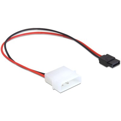 Delock Kabel do dysku ZASILAJĄCY MOLEX M ->SATA F SLIM 6PIN 24CM (82913)