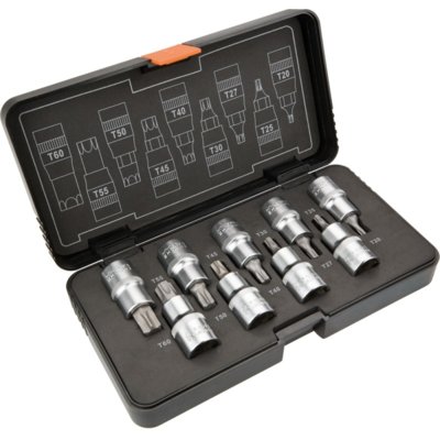 Neo Tools Zestaw końcówek Torx 08-707 1/2 cala 9 elementów)