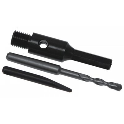 Dedra Reduktor 6-kąt, wiertło pilot (100mm), wybijak, kpl. H1225