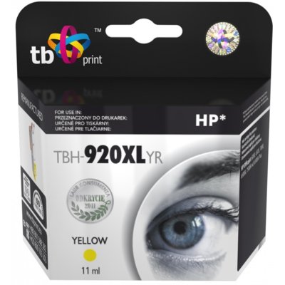 Tusz TB PRINT do HP 920 XL Żółty 14.5 ml TBH-920XLYR