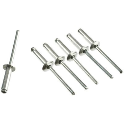 Topex Nity aluminiowe 4 x 16mm, 50 sztuk, , 43E404