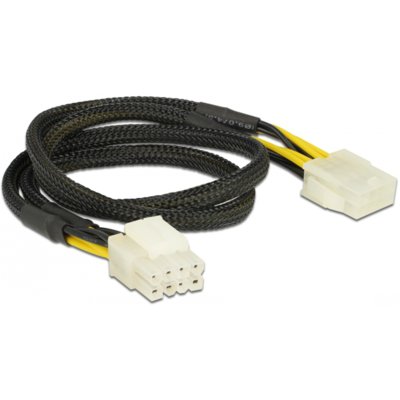 Delock Kabel zasilający PRZEDŁUŻACZ KABLA ZASILAJĄCEGO EPS M 2X4 PIN -EPS F 8PIN (83653)