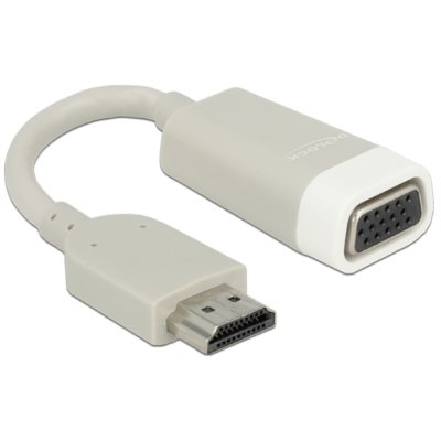 Delock ADAPTER HDMI-AM->VGA F NA KABLU 0.15 m (65469)